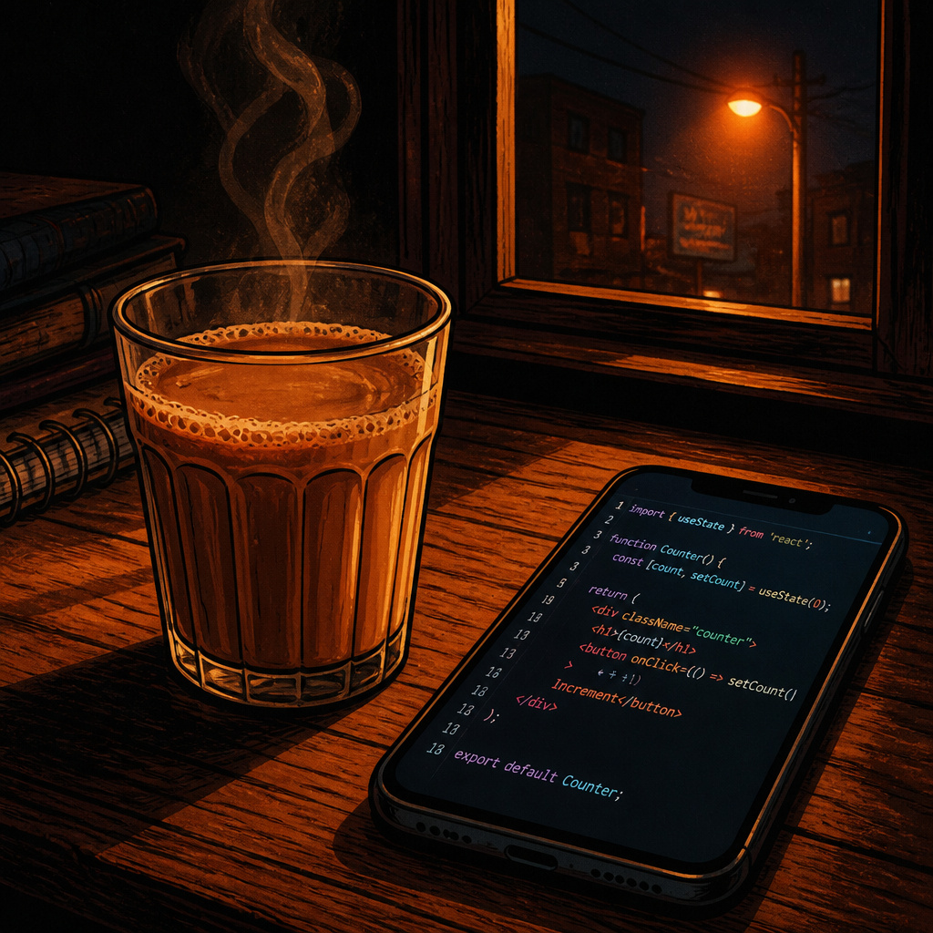 Chai and Code — Late Night Coding Session